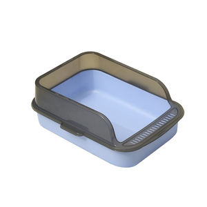 Hochwertige Katzentoilette in Großer Ausführung, Spritzschutz und Geruchsdicht aus Kunststoff mit Schaufel & Zubehör für die Reinigung von Katzenstreu - Product Image 2