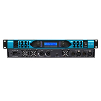 Amplificateur de puissance numérique professionnel DG-1000 1U 2x1000W Classe D, montage en rack, 2 canaux stéréo pour scène, DJ, KTV, système de sonorisation