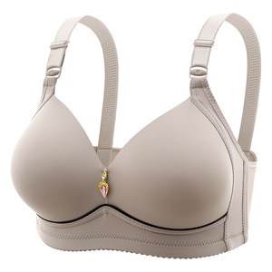 Underwear Factory Direct Sales Large Size Simple, Breathable, Comfortable Daily Women's <b>Bra</b>, <b>Thin</b> Cup Smooth <b>Bra</b> - Product Image 2