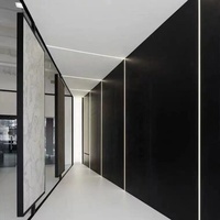 Profilé LED en aluminium anodisé T5 série 6000 encastré sur mesure pour la décoration intérieure
