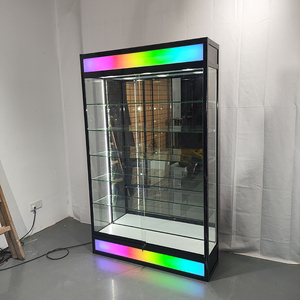 Vitrine en verre éclairée par LED RGB moderne pour boutique de tabac - Product Image 2