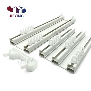 Jieying soffitto in plastica tre binario per tenda in Pvc binario e binario sospeso per tenda con accessori - Product Image 4