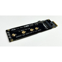 Carte adaptatrice PCIex4 5.0 NVMe M.2 vers EDSFF E1.S pour châssis de serveur 1U
