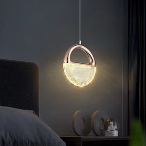 Lampu Gantung Kamar Tidur Klasik Bentuk Bulat Chandalire Modern Nordik Lampu Akrilik Gantung Dalam Ruangan untuk Restoran - Product Image 1