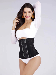 Fagas para Mujer colombiano 12 huesos de acero látex cintura entrenador Para Mujer reloj de arena cuerpo Shaper Sauna sudor cintura para bajar de peso - Product Image 2