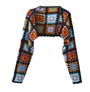 Runwaylover-cárdigan de punto calado para <span class=keywords><strong>mujer</strong></span>, moda 1179 Jacquard <span class=keywords><strong>2022</strong></span> - Product Image 1