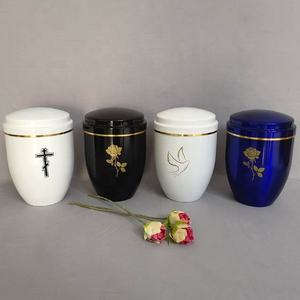 Urna <span class=keywords><strong>funeraria</strong></span> decorada con <span class=keywords><strong>Cruz</strong></span>, urna <span class=keywords><strong>funeraria</strong></span> para almacenamiento de cenizas, cremación de cenizas humanas - Product Image 6