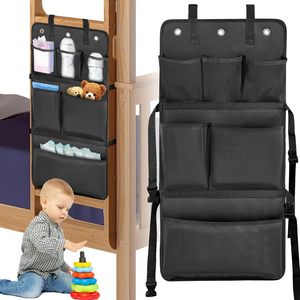 Double Layer <b>Ladder</b> Protective Cover <b>Multi</b> <b>Purpose</b> Retractable Lock Plate Child Safety Guard Bedroom Storage Black Gray - Product Image 2