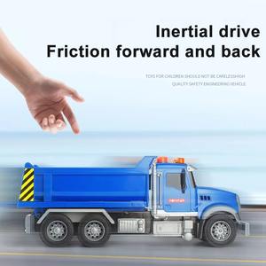 Multi-function Plastic Inertia <strong>Lorry</strong> Friction <strong>Toy</strong> Vehicle Dump Truck Construction <strong>Toy</strong> Car With Light Music Pump - Product Image 3
