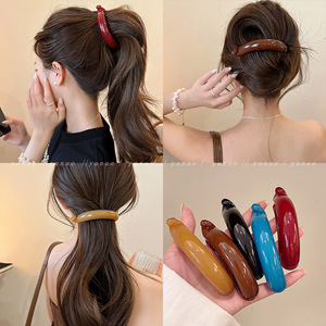 Autre pince à cheveux de style coréen pour femme, pince latérale, coiffe fraîche et douce, nouveau design 2025 - Product Image 5