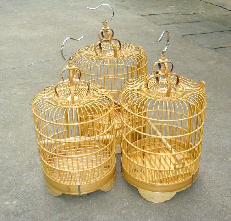 Picture of Portable, Easy-Assembly, and Durable Bamboo Bird Cage - Alibaba.com