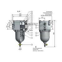 Boîtier de filtre à carburant Leikst SWK-2000/40/M, élément séparateur eau-carburant SWK2000/40 SWK2000-40, filtre à huile 04030, ensemble filtre à huile X59508300024