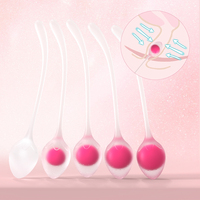 Ensemble de boules de Kegel en silicone S-Hande, boules Benoit Ben Wa, appareil d'exercice de Kegel, appareil d'exercice du plancher pelvien et des muscles abdominaux pour femmes