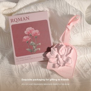OEM/ODM a granel Etiqueta Privada incienso colgante dormitorio armario yeso aromaterapia flor difusor de alto valor ambientadores de coche - Product Image 4
