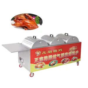 Mesin pemanggang meja industri pemanggang tangan mesin ayam panggang otomatis panggangan Oven untuk harga ayam