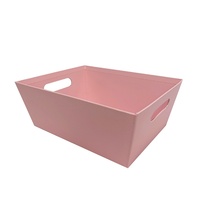Panier-cadeau en carton coloré en forme de trapèze ouvert pour l'emballage alimentaire, sushis, aliments pour bébés, bonbons, vin, chocolat, fruits et légumes