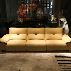 Modern Living Room Smart <b>Reclining</b> <b>Leather</b> Lazy Custom Color Multifunctional Convertible Bed Bedroom Villa IDS-024 Lazy Boy Recl - Product Image 1