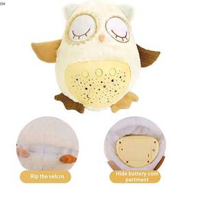 Bébé Calme Poupée En Peluche Veilleuse Apaise Muaisc Lavable Apaiser Projection Animal Sommeil En Peluche Jouet - Product Image 4