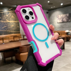 Coque de protection antichoc de luxe avec chargeur magnétique sans fil pour <span class=keywords><strong>iPhone</strong></span> 17 Air 16 Pro Max 15 14 Plus 12 <span class=keywords><strong>11</strong></span> 13 - Product Image 3