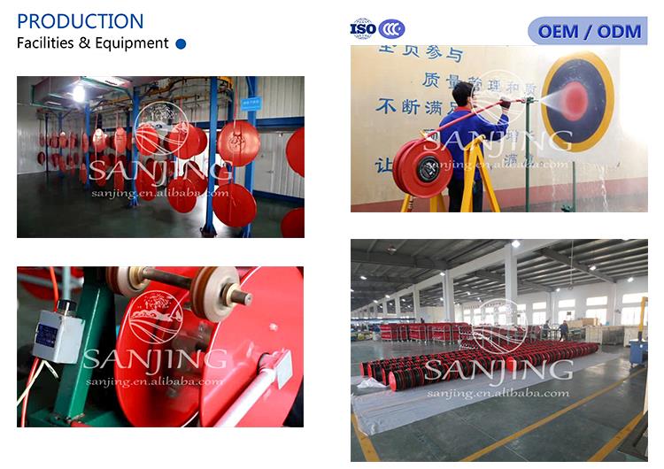Factory Price Wholesale Swing and Hand Fixed Fire Hose Reel for Fire Water Supply System