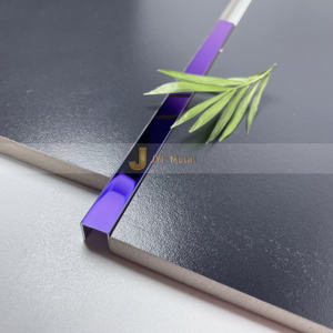 Decorative Tile Trim <b>Corners</b> U Channel Polished Stainless Steel Durable Waterproof Easy Installation Apartment Wall Decoration - Product Image 3