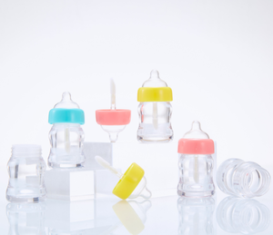 Tubos de brillo de labios con forma de pezón de 8ml, tubo de brillo de labios de <span class=keywords><strong>unicornio</strong></span> vacío, envases de esmalte de labios, embalaje de brillo de labios de anillo rosa - Product Image 4