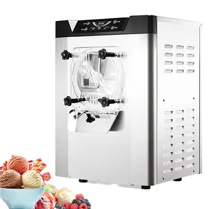 Máquina de sorvete de sorvete duro, totalmente automática, com um clique, capacidade de produção de 16-20L/h, preço barato