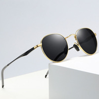 Nouvelles Lunettes de Soleil Classiques Tendance Polarisées Rondes Unisexe Protection UV400