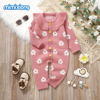 Mimixiong, los Más Vendidos, OEKO-TEX, Patrones de Flores Encantadoras para Niños Pequeños, Ropa de Punto para Bebés Recién Nacidos, Monos de Boutique para Niñas