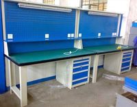 Établi de stockage de Table de travail de laboratoire électronique d'entretien de magasin antistatique d'installateur résistant