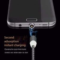 Prix bon marché Câble de charge magnétique USB 3 en 1 USB vers type C Câbles de données magnétiques pour téléphone portable Micro pour Samsung pour Huawei