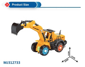 1:18 elettrico universale leggero <span class=keywords><strong>e</strong></span> musicale bulldozer <span class=keywords><strong>camion</strong></span> di plastica veicolo per bambini macchinine elettriche - Product Image 5