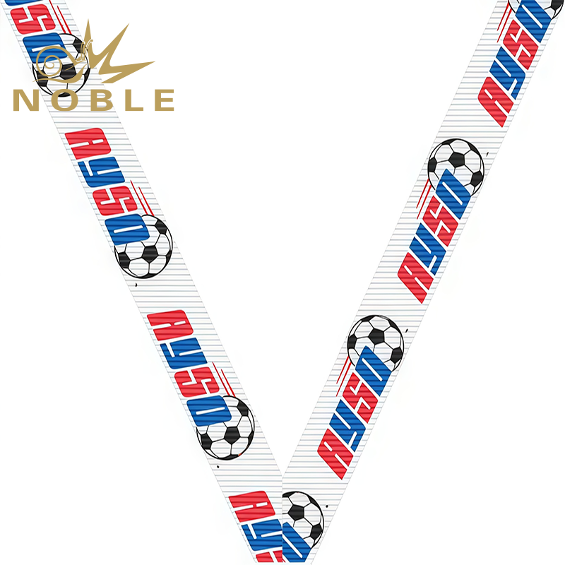 New Arrival Customized Baseball Black Sport Neck Ribbon Rolls for All Kinds of Medals Image 3