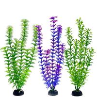 Plantes artificielles en plastique pour aquarium, décoration de bac à poissons en gros
