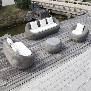 Juego de Muebles de Jardín de Lujo, Sofá de Ratán para Patio, Sofá de Mimbre para Exteriores - Product Image 6