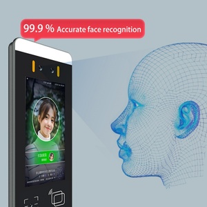 Terminal de Control de Acceso con Reconocimiento Facial, Tarjeta Inteligente NFC, RFID, QR, Máquina de Control de Asistencia con Tarjeta Perforada, Sistema de Seguridad Inteligente con Visión Nocturna - Product Image 2