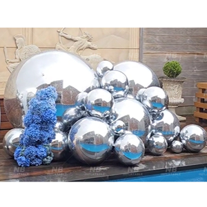 PVC Inflatable <b>Mirror</b> <b>Ball</b> Floating Sphere Balloons for Wedding Party and Promotional Events Decor Customized Fast Shipping Deco - Product Image 1