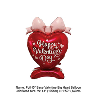 Ballon en aluminium en forme de cœur, couronne et colombe, thème romantique Saint-Valentin, pour mariage, anniversaire, demande en mariage, fête