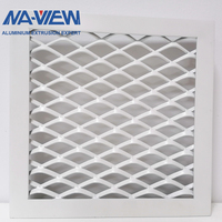 Panneaux de protection en métal découpés au laser en alliage d'aluminium, motif de grille, feuille perforée, processus de poinçonnage, de pliage et de soudage