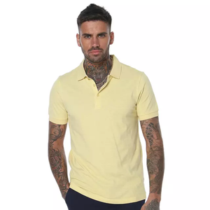 Personalizada de algodón Casual de los hombres de Golf para Polo camiseta de talla grande transpirable Anti-Pilling bordado Logo lavado Jersey diseño en blanco - Product Image 1