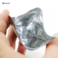 Sac en mylar à fermeture à glissière en plastique de forme spéciale pochette à zip-lock irrégulière découpée imprimée personnalisée pour emballage alimentaire gommeux