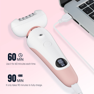 Resuxi 663 Rasoir Électrique Femme 5-en-1 Kit de Toilettage Indolore Étanche IPX5 pour le Corps Épilateur Électrique Féminin - Product Image 6