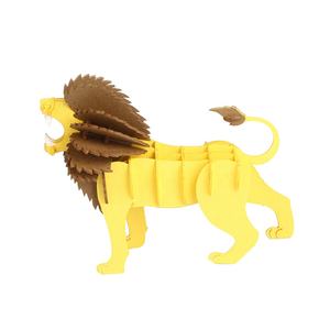 Modèle de puzzle en carton 3D <span class=keywords><strong>Lion</strong></span> DIY Animaux sauvages réalistes Kit de construction artisanal pour zoo, musée, <span class=keywords><strong>art</strong></span> et collection - Product Image 2