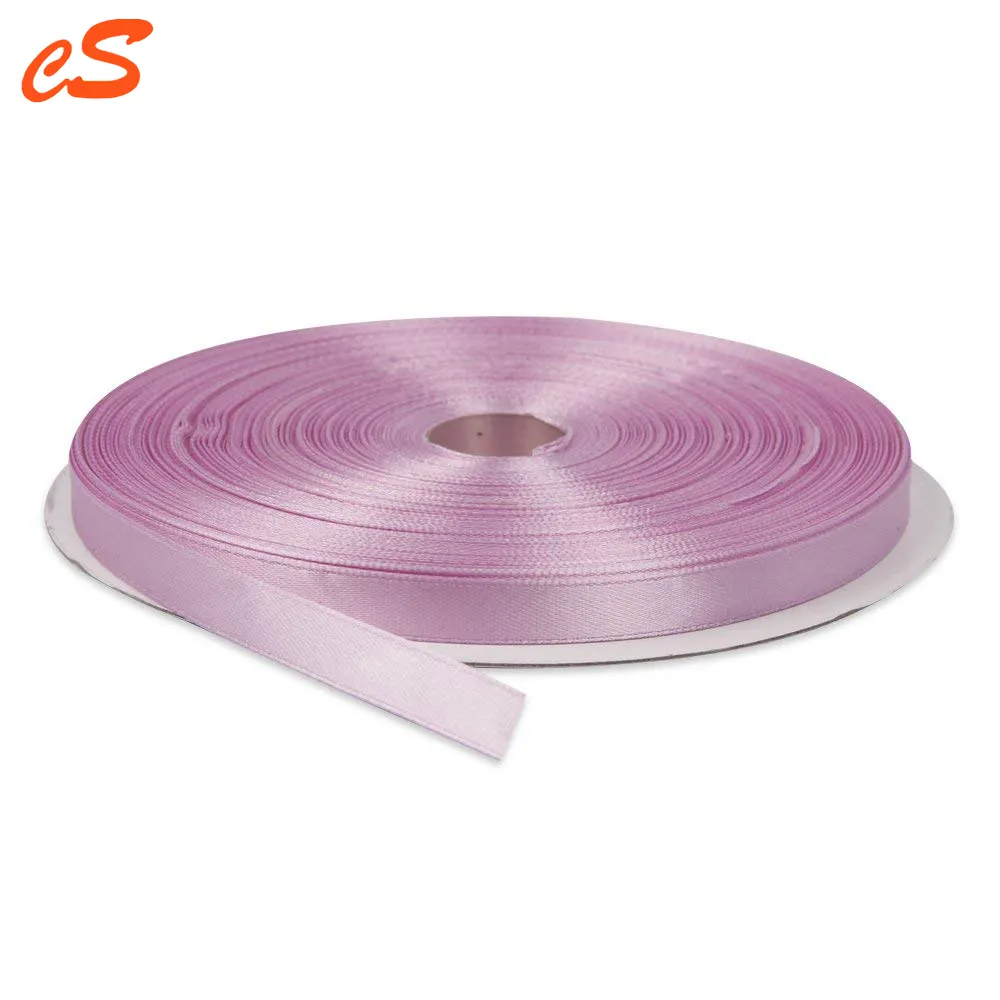 Decorative ribbon single/double face 100% Polyester Satin label roll garment Washing Care Ribbon Roll