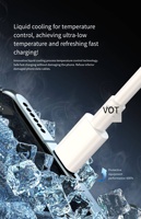 Câble de données USB vers Type C Original Super Flash Charge pour Vivo Iqoo X200 X300 Ultra Pro 10 11 13 15 Y13 Y15 Z9x Y51 Y36 Y73