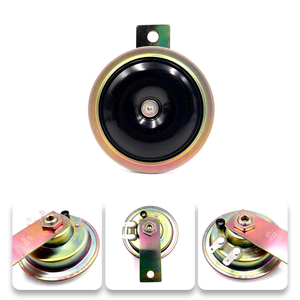 Wenle mhn103 sắt đen + màu đĩa Loud sừng cho xe hơi 90mm 12V động cơ sừng - Product Image 6