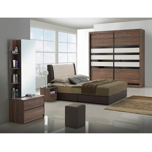 Juego de Dormitorio Moderno de Diseño Nuevo y Más Vendido, Cama King <span class=keywords><strong>Size</strong></span> de Lujo, Muebles de Dormitorio de Madera con Almacenamiento - Product Image 2