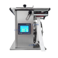 Machine d'étiquetage semi-automatique de coins de boîtes carrées de bureau LT-CL10