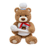 Haute qualité Chef ours éducation bébé en peluche jouet personnalisé ours en peluche cadeau jouet