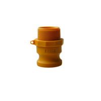 Adaptateur mâle Camlock en nylon de 1,5 pouce, type F, raccord à filetage externe de 63 mm, résistant aux produits chimiques, raccord rapide pour pompe